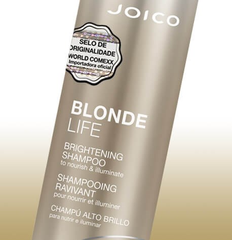 Shampoo Iluminador Joico Blonde Life para Cabelos Loiros 300ml Detalhe